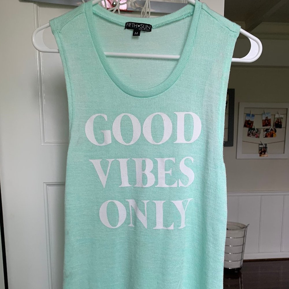 Women's Medium Teal beach tank top